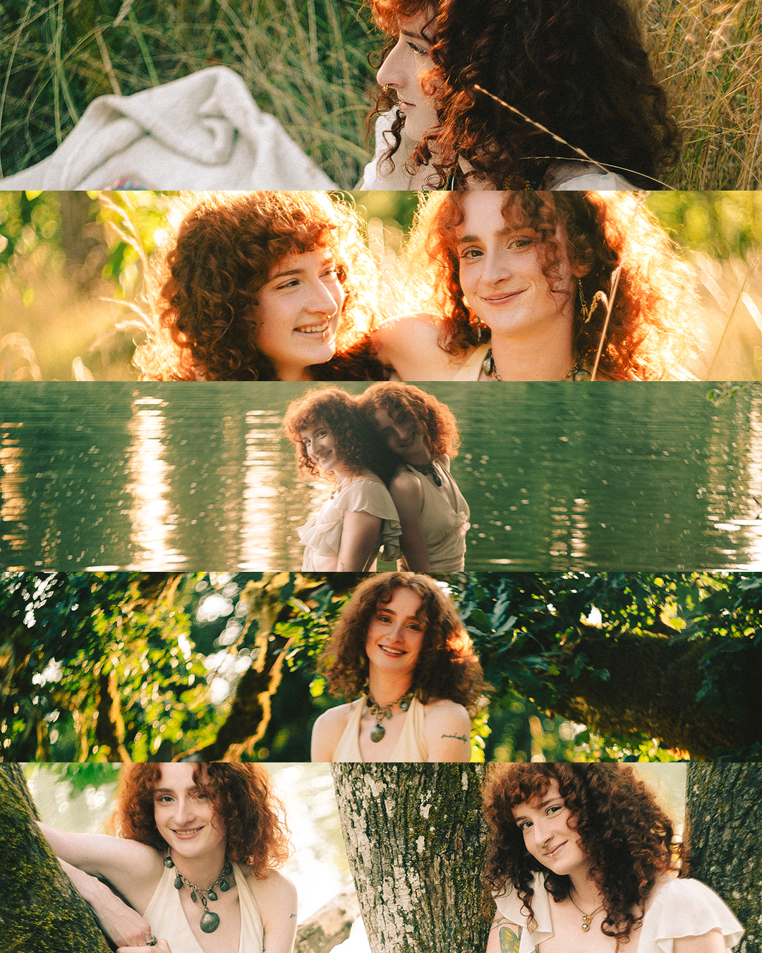 Emotive Creative Portraits of Twin Sisters at Golden Hour — photograph 19 of 20